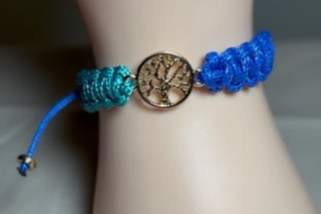 Blue and gold bracelet 