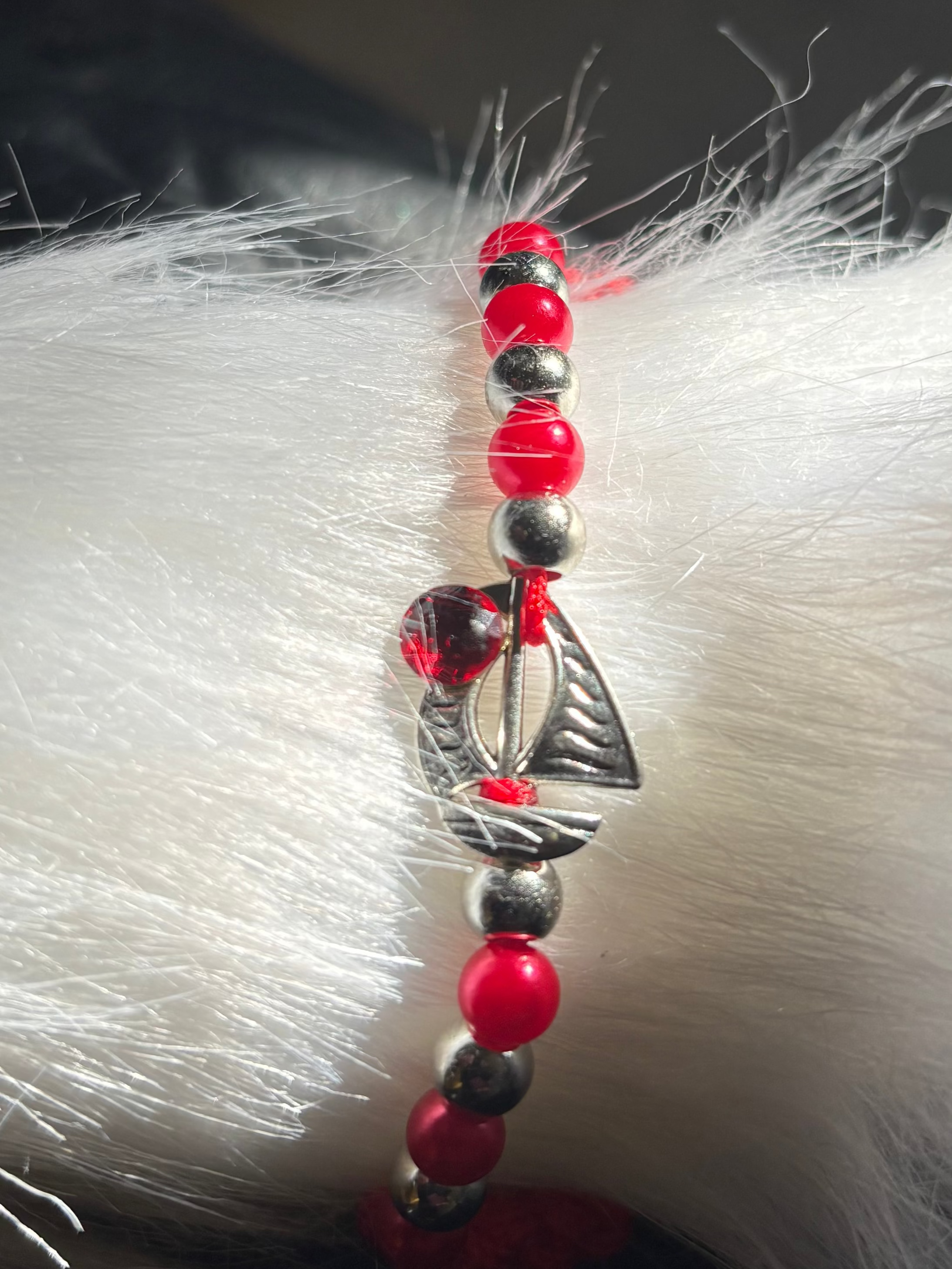 Breaded sea design bracelet.