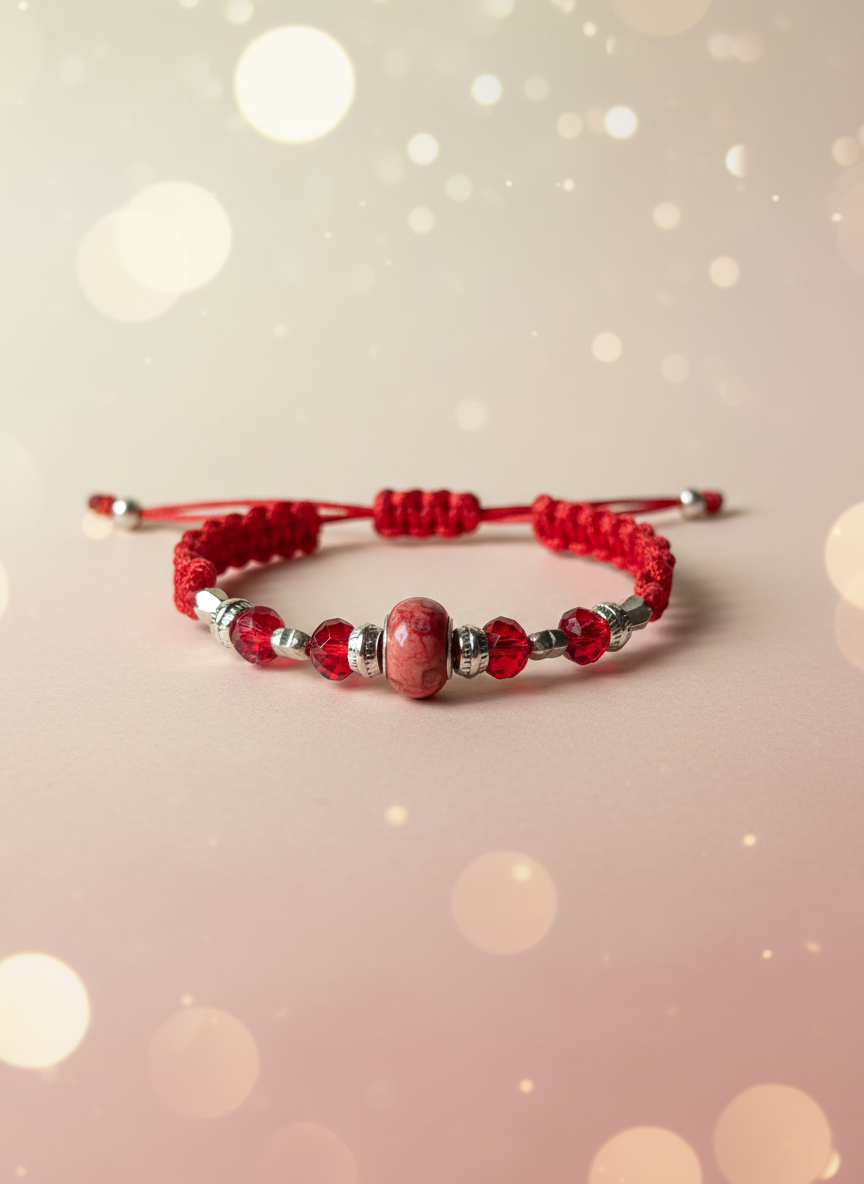 Beaded bracelet promotional banner